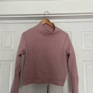 Babaton Dusty Rose Turtleneck Sweater